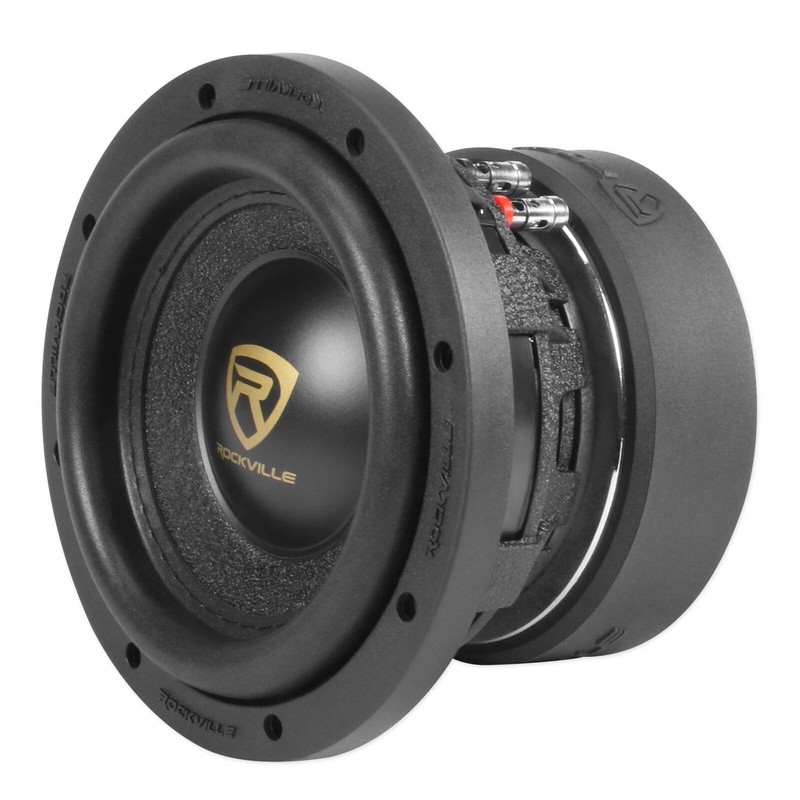 Rockville W65K9D4 6.5" K9 1000w Peak Car Audio Subwoofer Sub