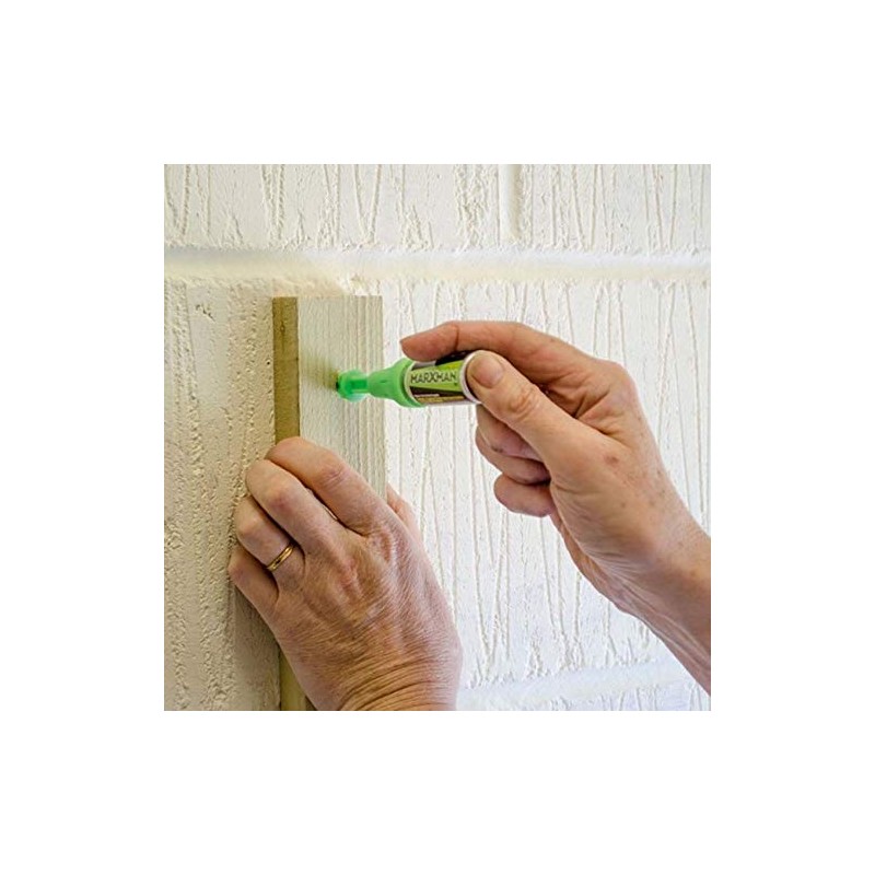 MarXman Green Chalk Marking Pen x4 Hole Marking Tool Upto