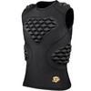 Eicolorte Youth Padded Compression Shirt, Machine Washable Kids Chest Rib