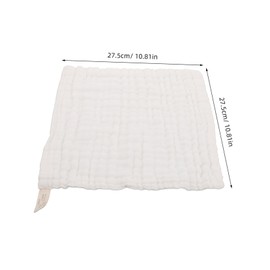 Generic 10pcs Washcloths Soft Cotton Gauze Face Towels for Newborns Multi Use Saliva and Burp Cloths Portable and Durable Bath Towels for Home and Outdoor Activities