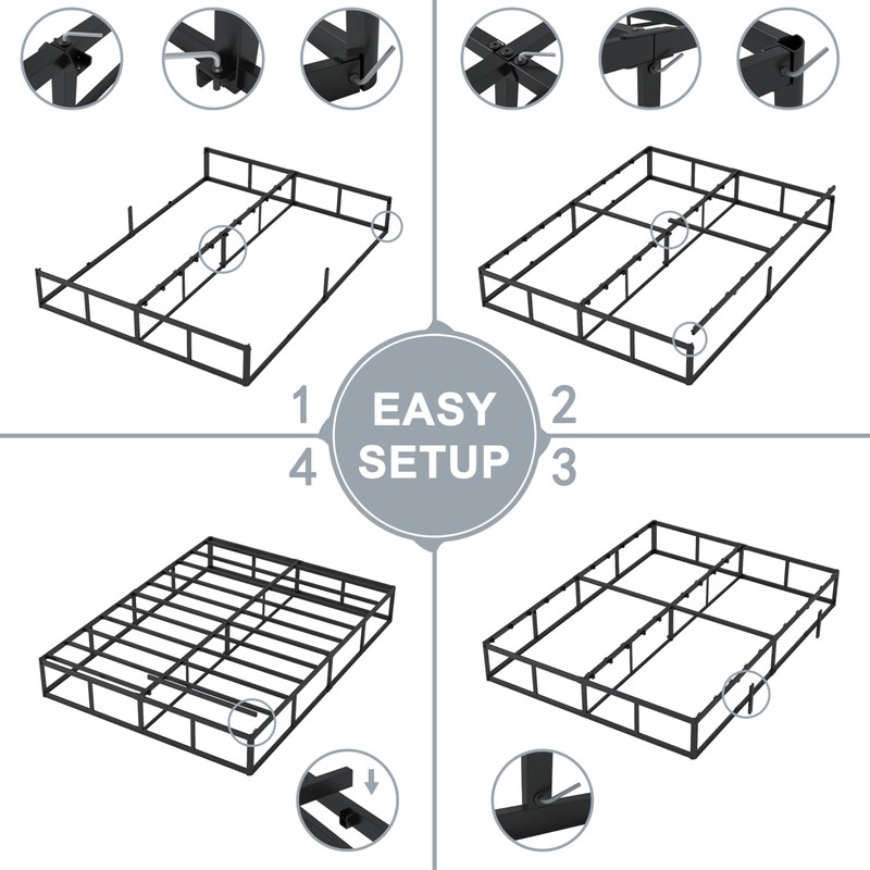 SHLAND Queen Box Spring 9 Inch Box Spring for Queen