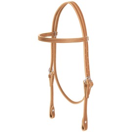 Weaver Leather Horizons Browband Headstall Golden Brown, Horse
