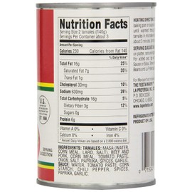 La Preferida Tamales Beef & Pork, 15-Ounce can (Pack of 1)