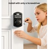 Veise Fingerprint Door Lock, Keyless Entry, Auto Lock, Electronic Keypad