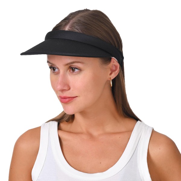 Cotton Visor Hat Women Men Clip-on Visors Hats Adjustable Outdoor