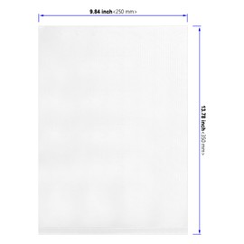 KOHAND 2 Roll 10" x 14" Plastic Produce Bags, Clear Produce Bags Roll 1000 Bag, Plastic Food Bags for Food, Fruits, Vegetable Storage