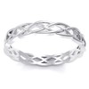 Kobelle Sz 7.0 Solid 10K White Gold 3MM Eternity Celtic