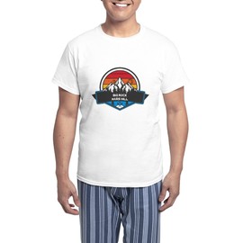 CafePress Big Rock Mars Hill Maine Pajamas Men's Light Loungewear Set