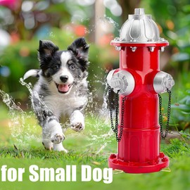 Teaeeno Fire Hydrant for Dog to Pee on Outdoor Decor Statue,13.2” Red Fire Hydrant Puppy Pee Training Post,Pee Post Aid Yard Garden Lawn Ornament Outdoor Garden Gifts for Dog Lovers
