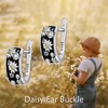 KZX Daisy Earrings 925 Sterling Silver Daisy Flower Earring Daisy