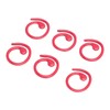 50PCS Metal Stitch Markers Spiral Markers Multifunctional Crochet Locking Hooks