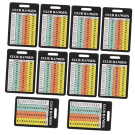 KOMBIUDA 10pcs Mini Golf Scorecards Accurate Scorekeeper Paper for Golf Club Accessories