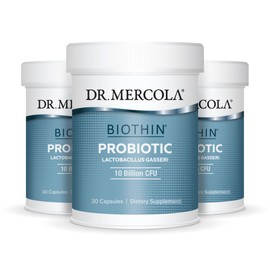 Dr. Mercola Dr. Mercola Biothin Probiotic 10 Billion CFU, 90 Servings (90 Capsules), Dietary Supplement, Supports Digestive Health, Non GMO