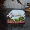 Generic Marble Cow with Calf | Idol for Home &