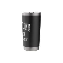 Manasquan New Jersey NJ Vintage Established Sports Design Stainless Steel Insulated Tumbler