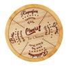 Lazy Susan Cheese Board with Cutlery Premium Bamboo Turntable Charcuterie