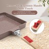 AIKENBBKK Ceramic Nonstick Tamagoyaki Pan, Japanese Omelette Pan egg pan