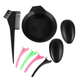 Healvian Complete Hair Dye Tool Set 24pcs Kit Bowl Clips Comb Ear Caps for Home or Salon Random