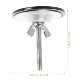Uonlytech Cubierta De Orificio De Fregadero para Cocina Y Baño Tapón De Agujero De Lavabo De 2 Piezas con Instalación Fácil Y Estructura Roscada Cubierta Decorativa Antifugas