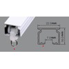 HASAYAKI Curtain Track Rollers, Ripple Fold Curtain Wheeled Carriers, Fold