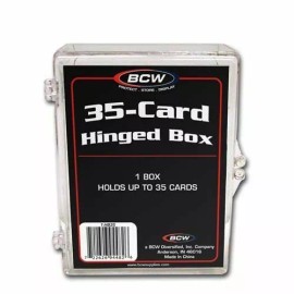 BCW NEW (12 PK) BCW 35 Count Hinged Trading Card Box