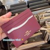 Coach NWT COACH ID Card Case Wallet In Soft Refined