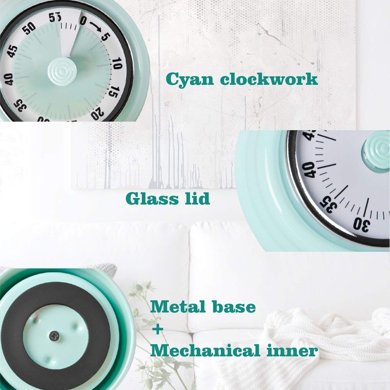 Jayron Kitchen Timer reminder Manage timers 360 degree rotary mechanical