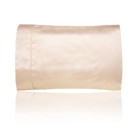 PillowTalk 100% Copper Infused Pillowcase - Oneside Design Queen Size Pillow Cases (20 x 26 inches) - Super Soft, Cosy & Breathable - Pillow Cover Infused with Copper Oxide - Gold
