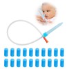 Ebksqs Nasal Aspirator Soft Nasal Aspirator with 20 Filters Easy