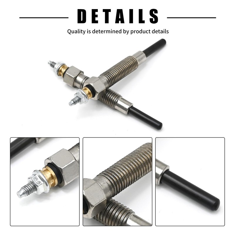 SYOWADA 4 pcs 32A66-03102 Glow Plugs Replacement for Mitsubishi S4S
