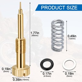 PAGOW Pro Carb Rebuild Kit Mixture Screw For Keihin CV CVK Carbs For Harley Big Twin 1990-1999, Twin Cam 1999-2006 & Sportster XL 883 1200 1988-2006