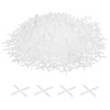 sourcing map 500pcs Tile Spacers 1mm Hard Plastic Cross Tiles