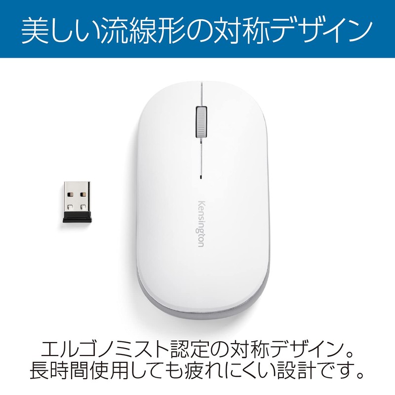Kensington Kensington SureTrack(TM) Dual Wireless Mouse White K75353JP
