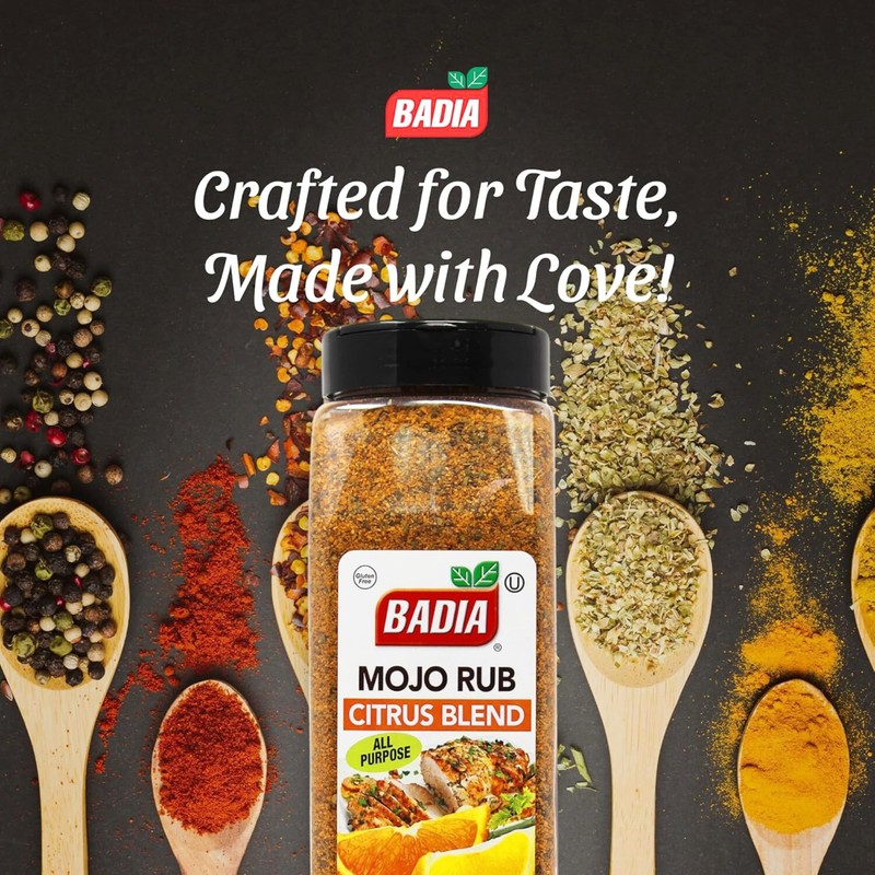 Badia Mojo Rub Citrus Blend, 24 oz – Zesty Citrus