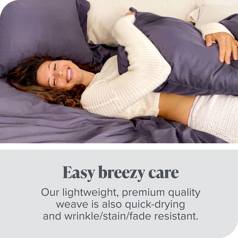 Bare Home Microfiber Bulk Pillow Cases - King Set of