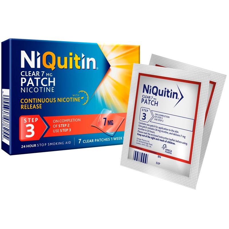 NiQuitin NiQuitin 7mg Nicotine Patch, Pack of 7