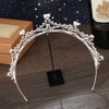 YOVEKAT Princess Crown Head Tiara Wedding Princess Princess Tiara (Silver)
