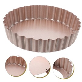 Mikinona Live Bottom Baking Pan Multi-Function Pizza Plate Household Baking Tray Scratch Resistant Pizza