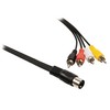 Valueline 1m 5 Pin Din Male to 4x RCA Male