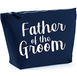 Hippowarehouse Father of the groom printed make up cosmetic wash bag 18x19x9cm