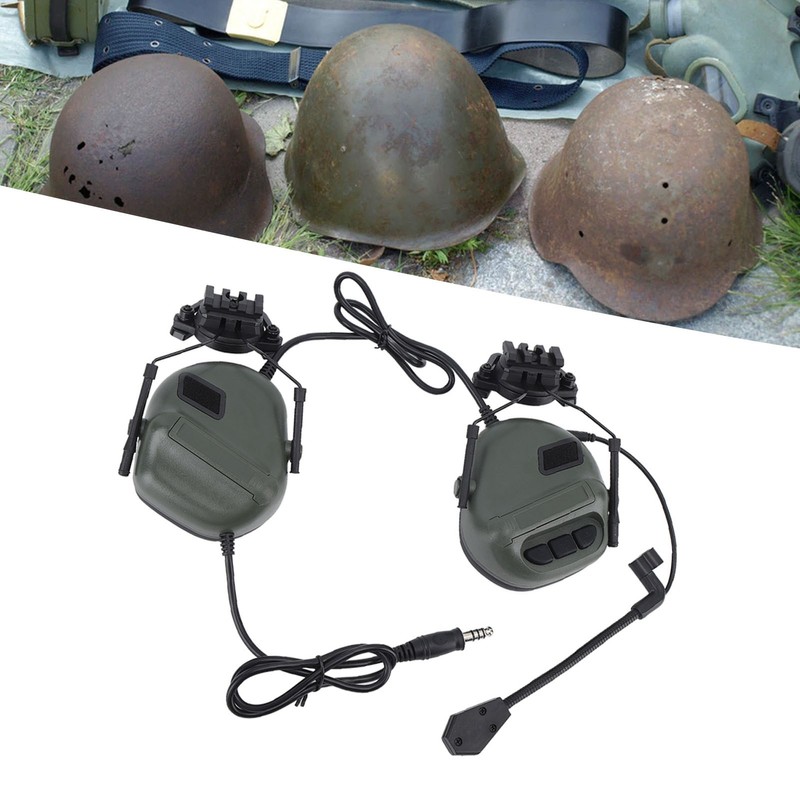 Shooting Headset Shooting Earmuffs Ear Hearing Protection Headphones Sound Amplification