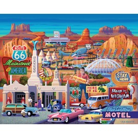 Route 66 by Boardwalk - 1000 Piece Jigsaw Puzzle
