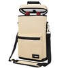 opux Wine Bag 2 Bottle Wine Tote Carrier, Insulated Wine