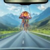 Jellyfish Ornament Acrylic Window Hanging, Gift for Sea Animal Lovers,
