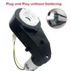 2 Pcs 12V RS570 Gearbox Motor Upgrade for Ride On
