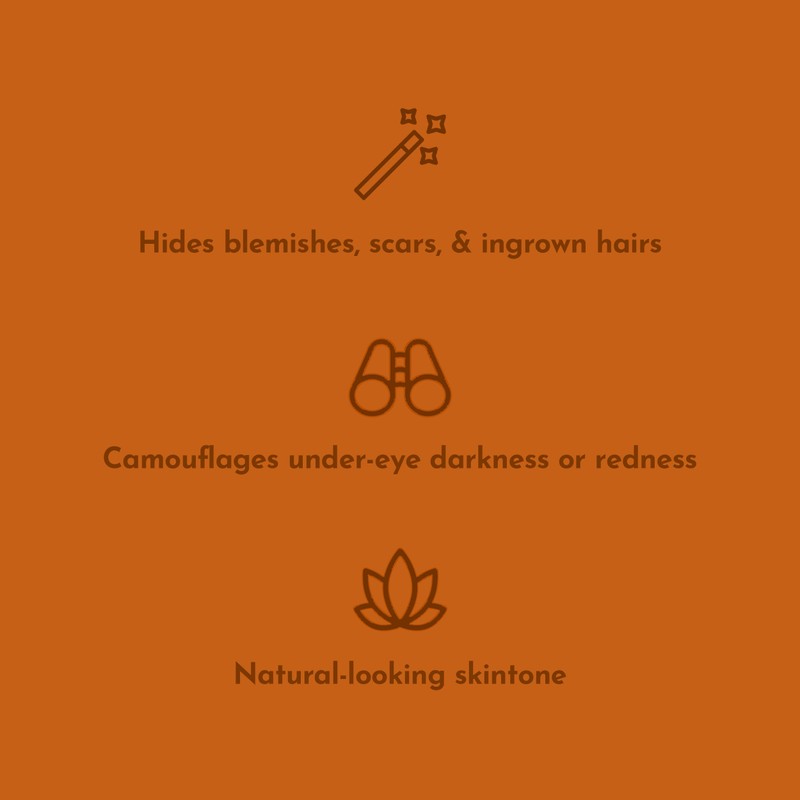 MËNAJI URBAN CAMOUFLAGE® Concealer Stick for Men - Skin Foundation