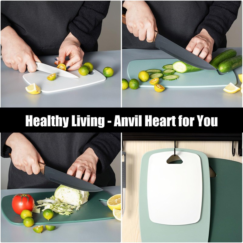 RZMZBY Chopping Board, Chopping Board, 3 Kitchen Board, BPA Free,