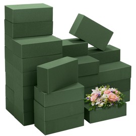 Hahood 36 Packs Floral Foam Blocks Wet & Dry Floral Foam Bricks 5.5x3.1x1.8 Inch Flower Arranging Kit for Fresh and Artificial Flowers Florist Foam Blocks for Wedding Home Decor