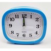 JRose Collections Alarm Travel Clock, Analog Quartz, Big Numbers for