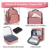 Maletín Maquillaje Yorepek 605000PNK 72 Botellas Rosa 3 Bolsas